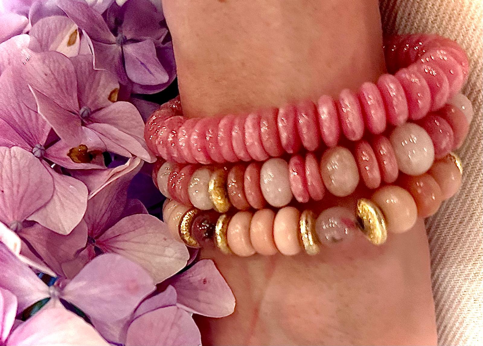Nos bracelets Opale Rose