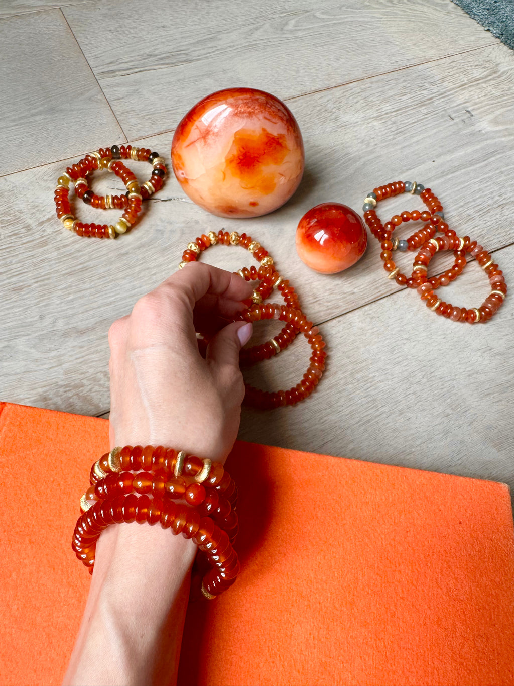 BRACELET CORNALINE
