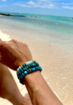 BRACELET APATITE BLEUE