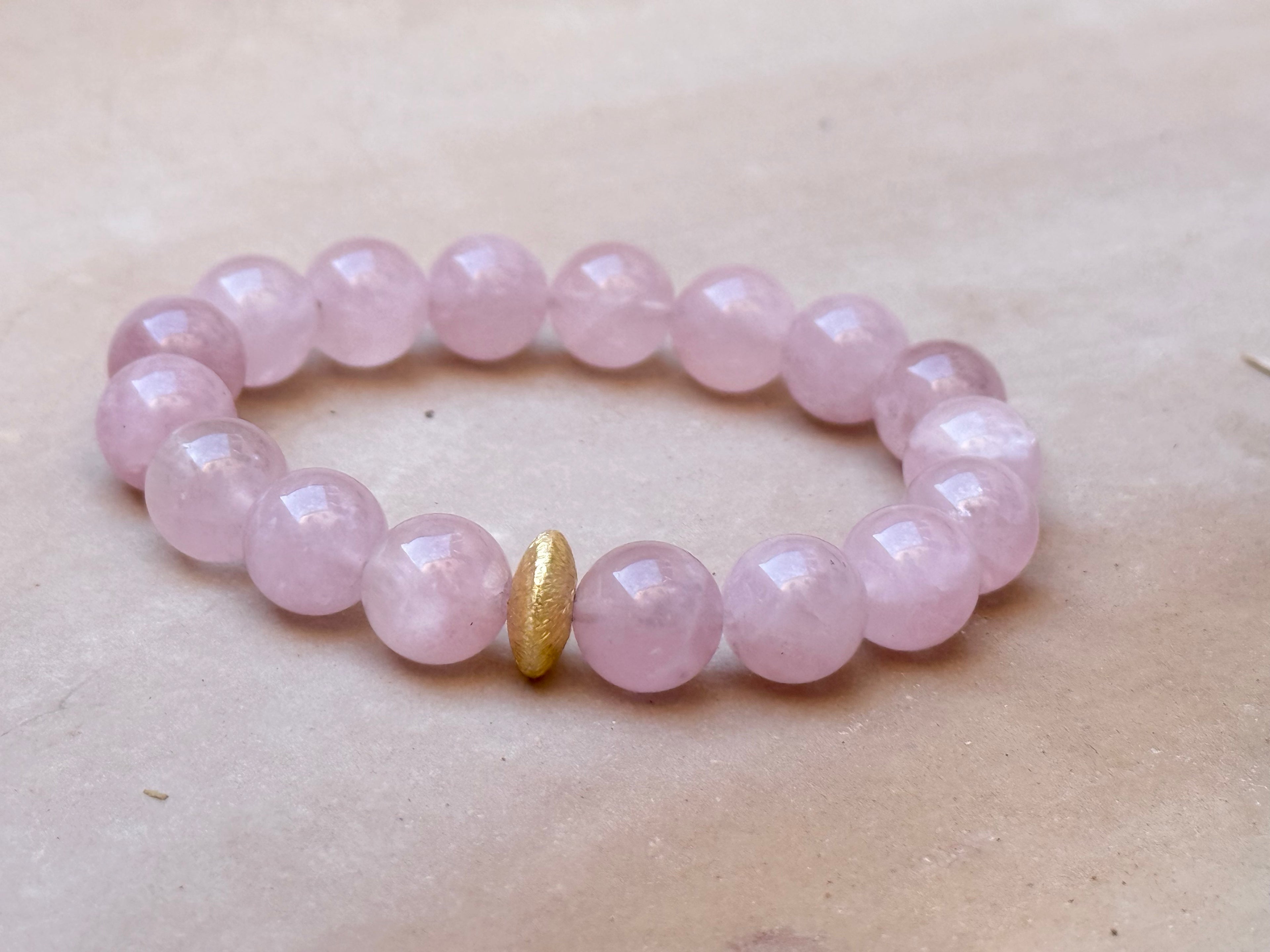 BRACELET QUARTZ ROSE