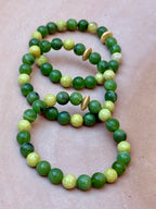 BRACELET OPALE VERTE & JADE NÉPHRITE
