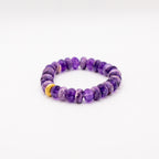 BRACELET AMÉTHYSTE & CHAROÏTE