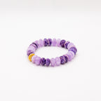 BRACELET AMÉTHYSTE & CHAROÏTE