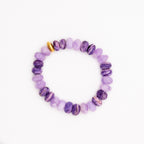 BRACELET AMÉTHYSTE & CHAROÏTE