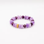 BRACELET AMÉTHYSTE & LÉPIDOLITE