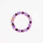 BRACELET AMÉTHYSTE & LÉPIDOLITE