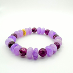 BRACELET AMÉTHYSTE & LÉPIDOLITE
