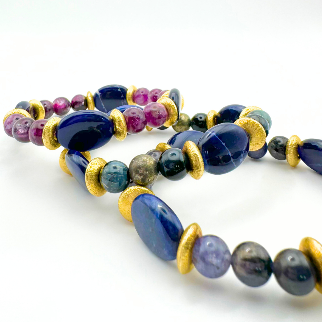 BRACELET SODALITE & LÉPIDOLITE
