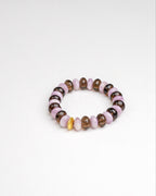 BRACELET KUNZITE & QUARTZ FUMÉ