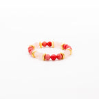 BRACELET THULITE & QUARTZ ROSE
