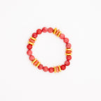 BRACELET THULITE & RHODOCHROSITE