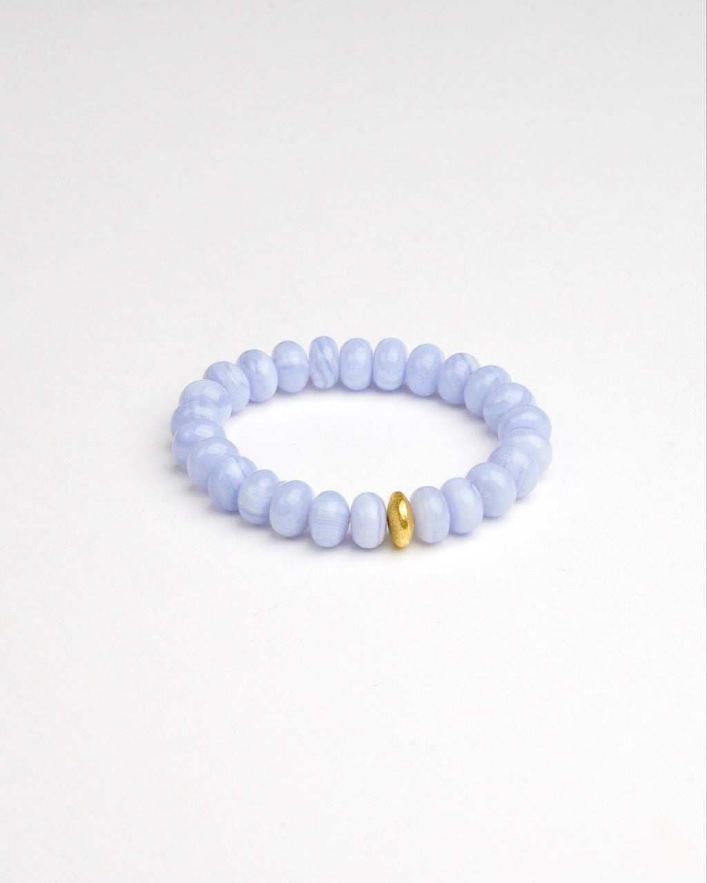 BRACELET CALCÉDOINE BLEUE