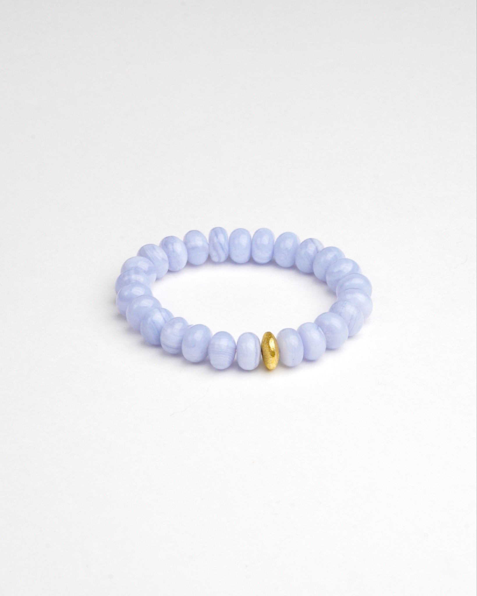 BRACELET CALCÉDOINE BLEUE