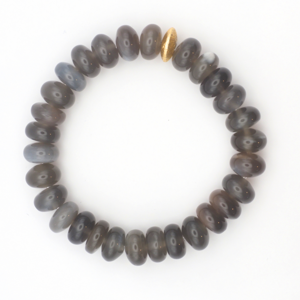 BRACELET PIERRE DE LUNE NOIRE