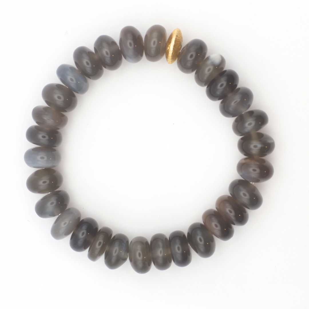 BRACELET PIERRE DE LUNE NOIRE