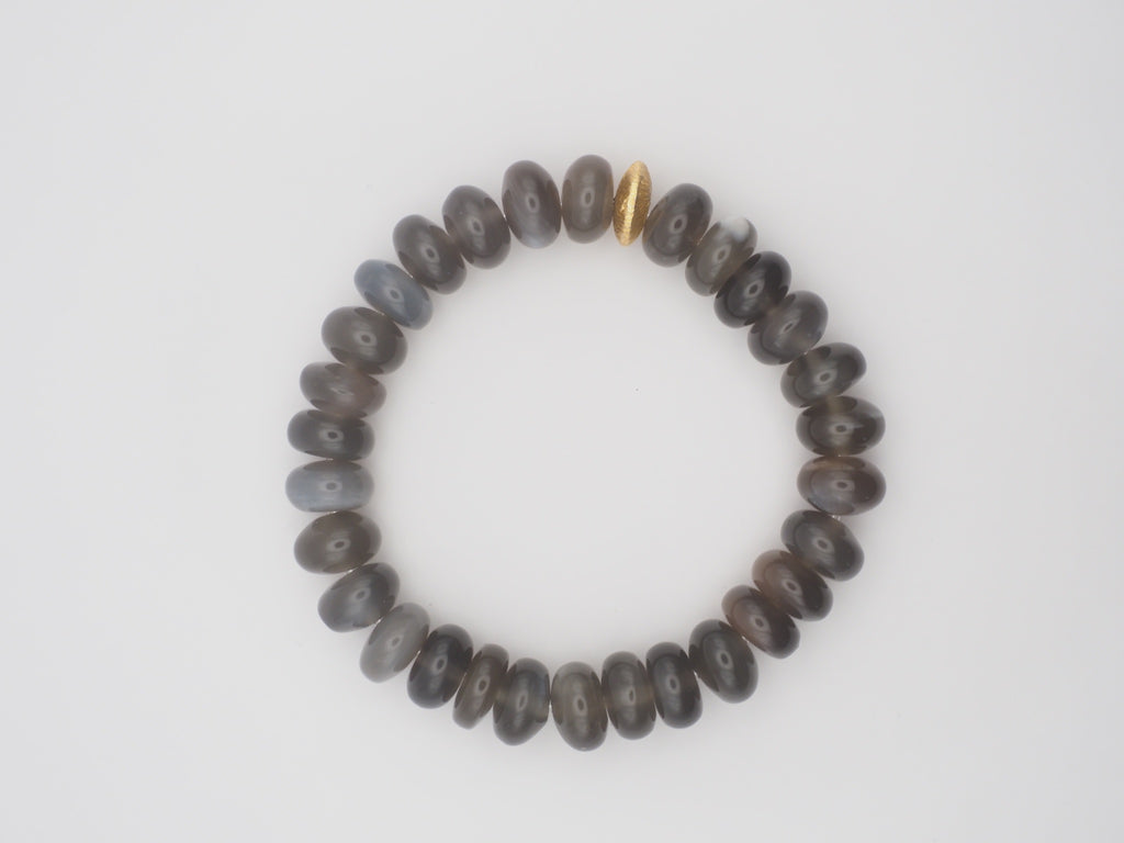 BRACELET PIERRE DE LUNE NOIRE
