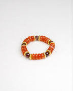 BRACELET PIERRE DE SOLEIL & GRENAT ALMANDIN ET PYROPE