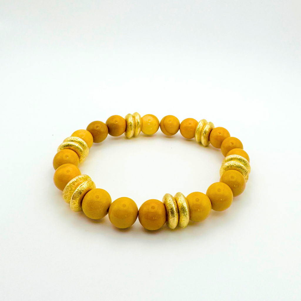 BRACELET JASPE JAUNE