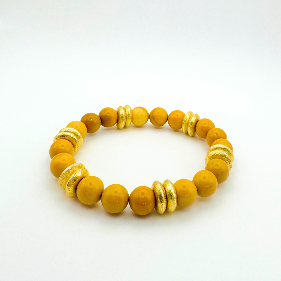 BRACELET JASPE JAUNE