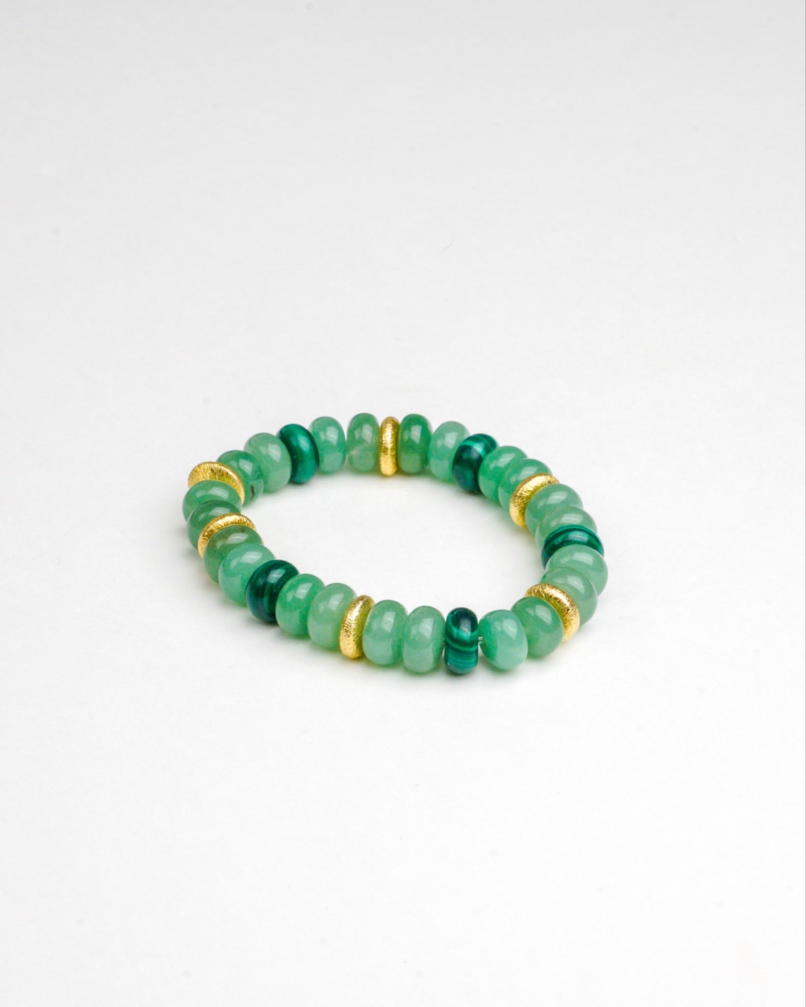 BRACELET MALACHITE & AVENTURINE VERTE