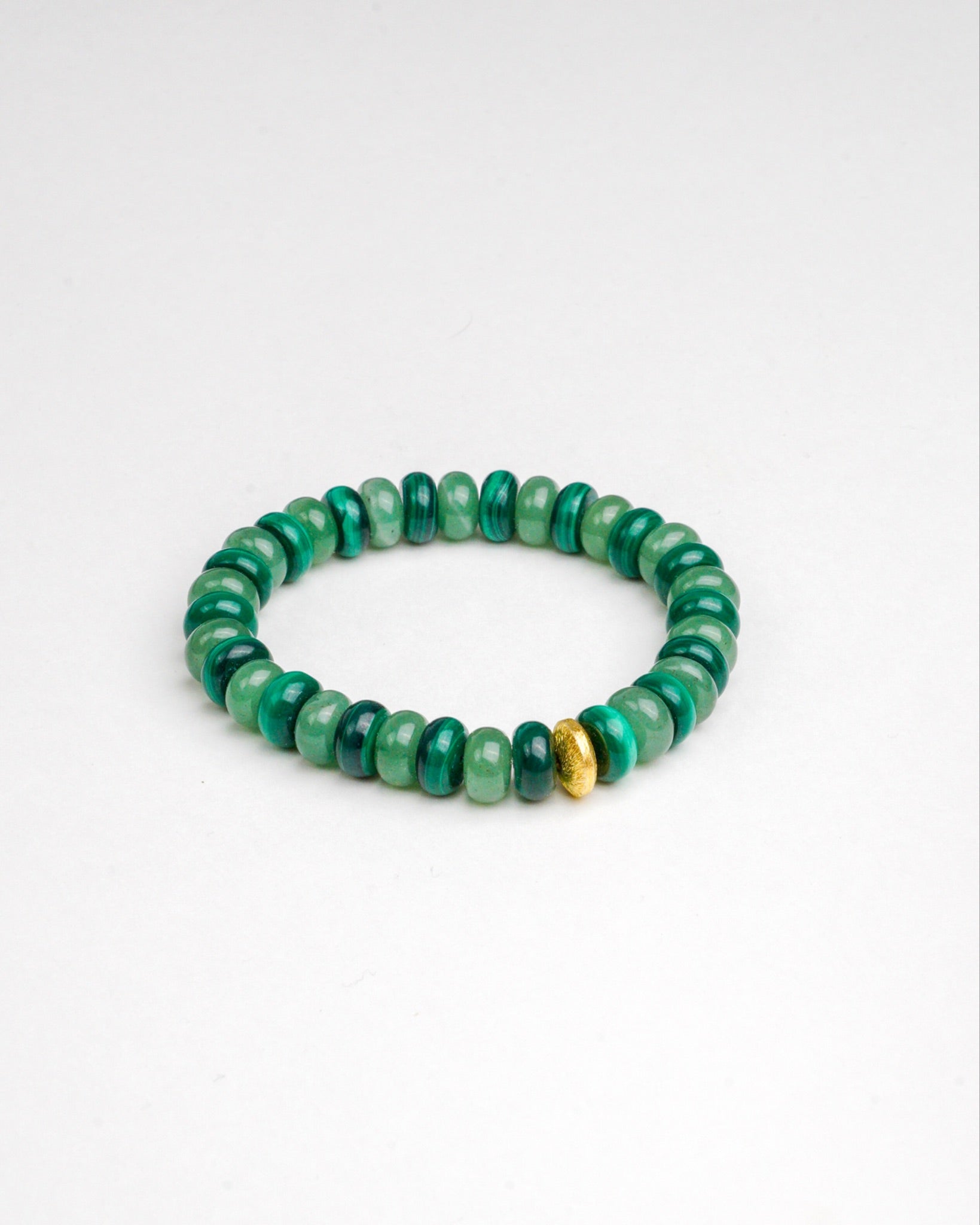 BRACELET MALACHITE & AVENTURINE VERTE