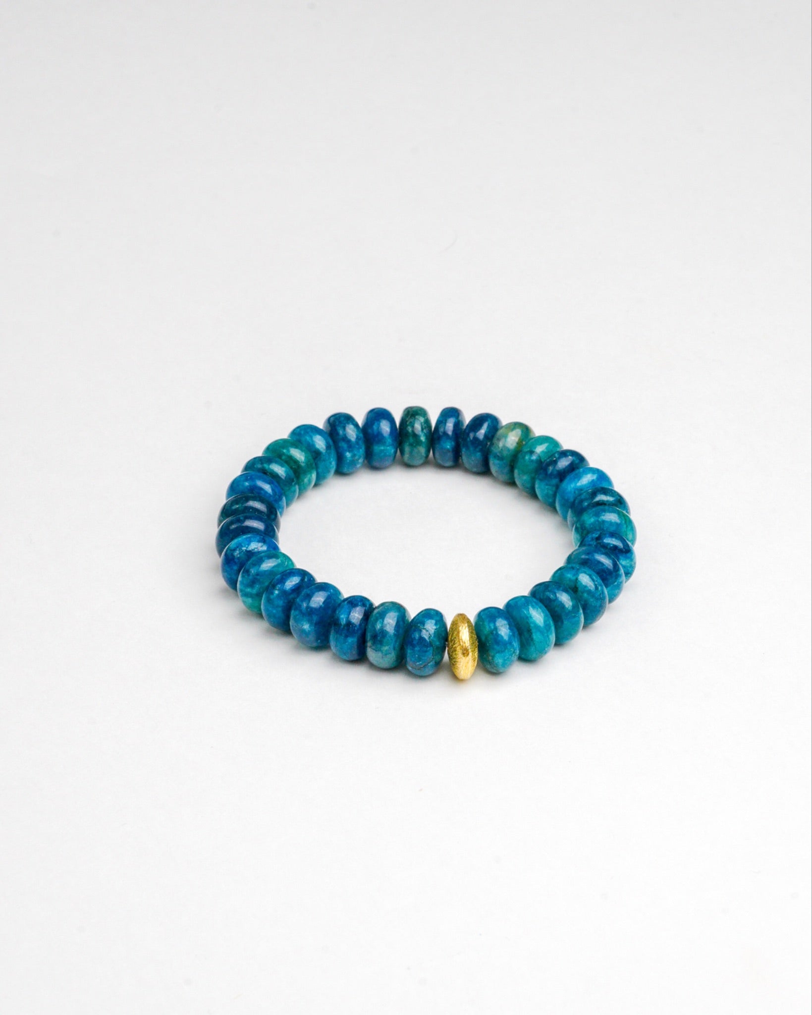 BRACELET APATITE BLEUE