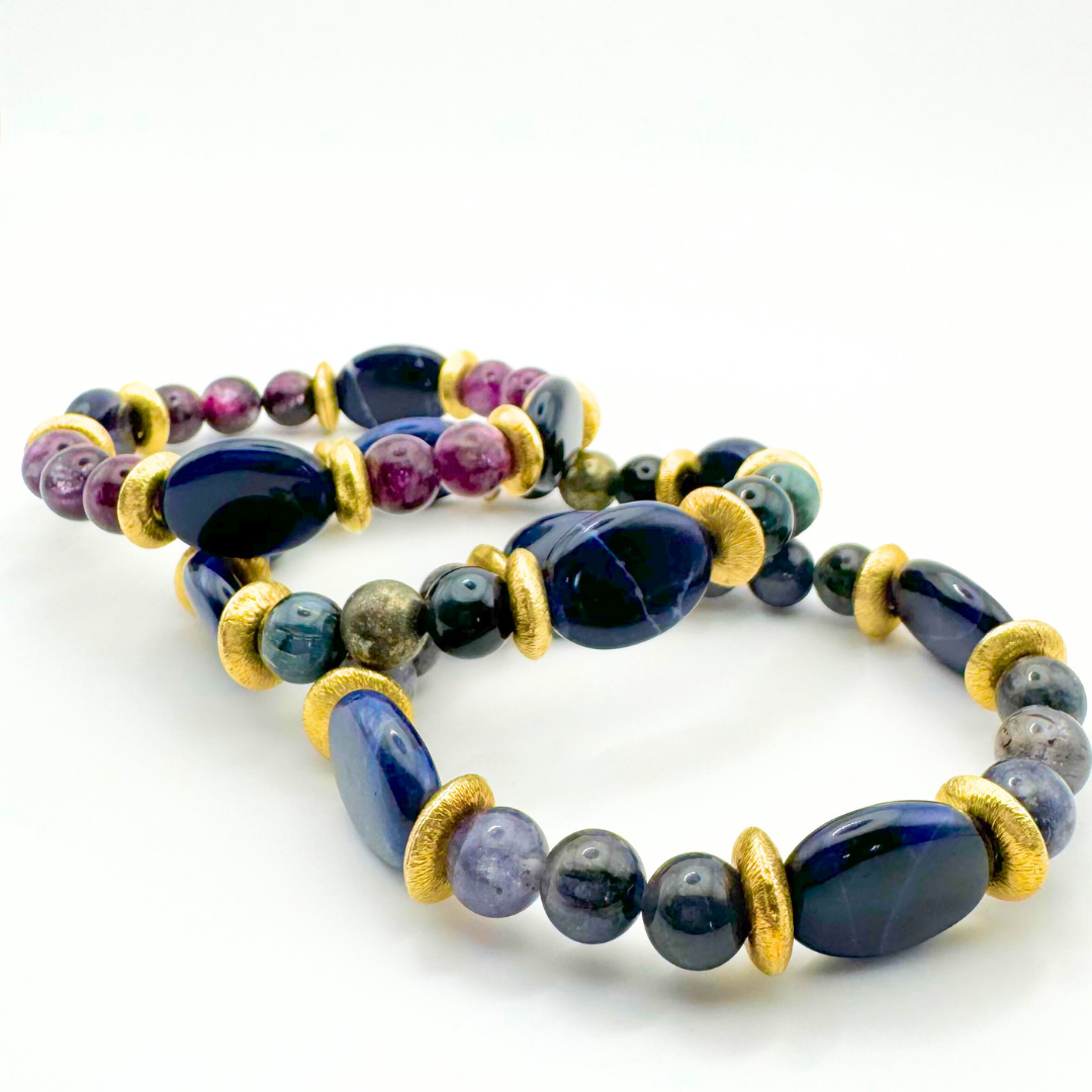 BRACELET SODALITE & IOLITE