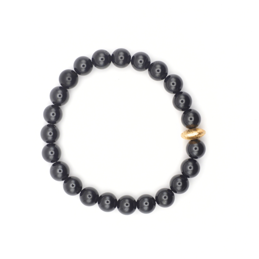 BRACELET SPINELLE NOIRE