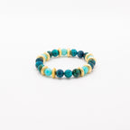 BRACELET AMAZONITE & CHRYSOCOLLE AZURITE