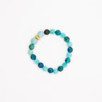 BRACELET AMAZONITE & CHRYSOCOLLE AZURITE