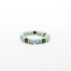 BRACELET AMAZONITE & CHRYSOCOLLE AZURITE