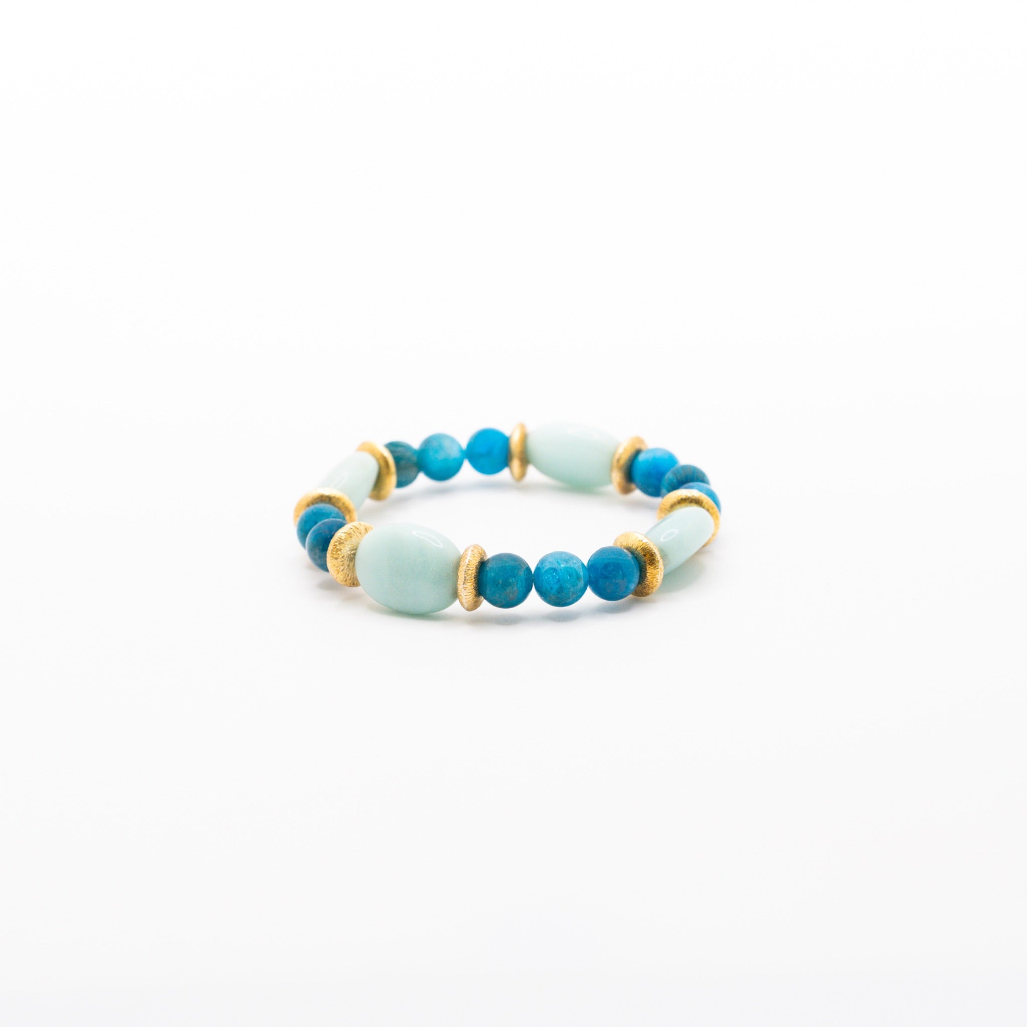 BRACELET AMAZONITE & APATITE