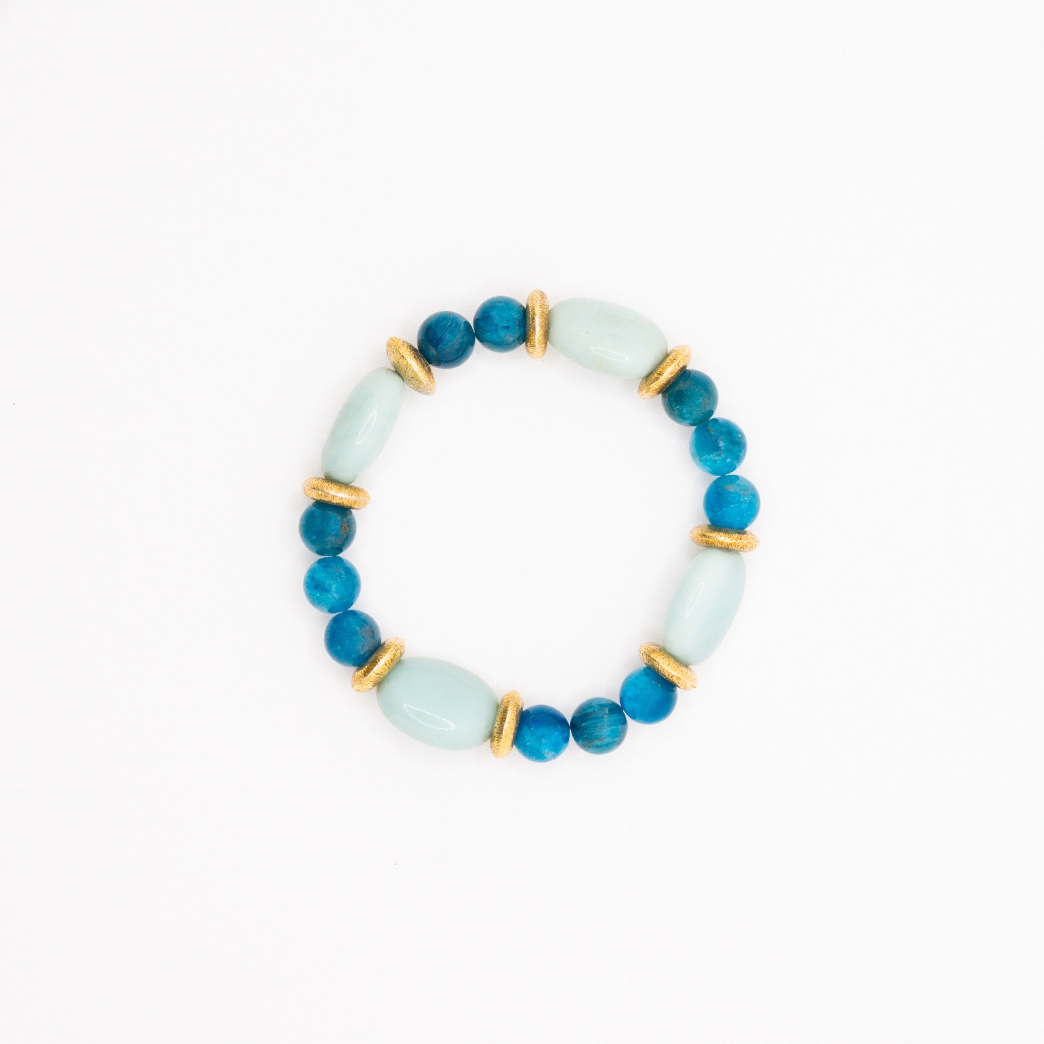BRACELET AMAZONITE & APATITE
