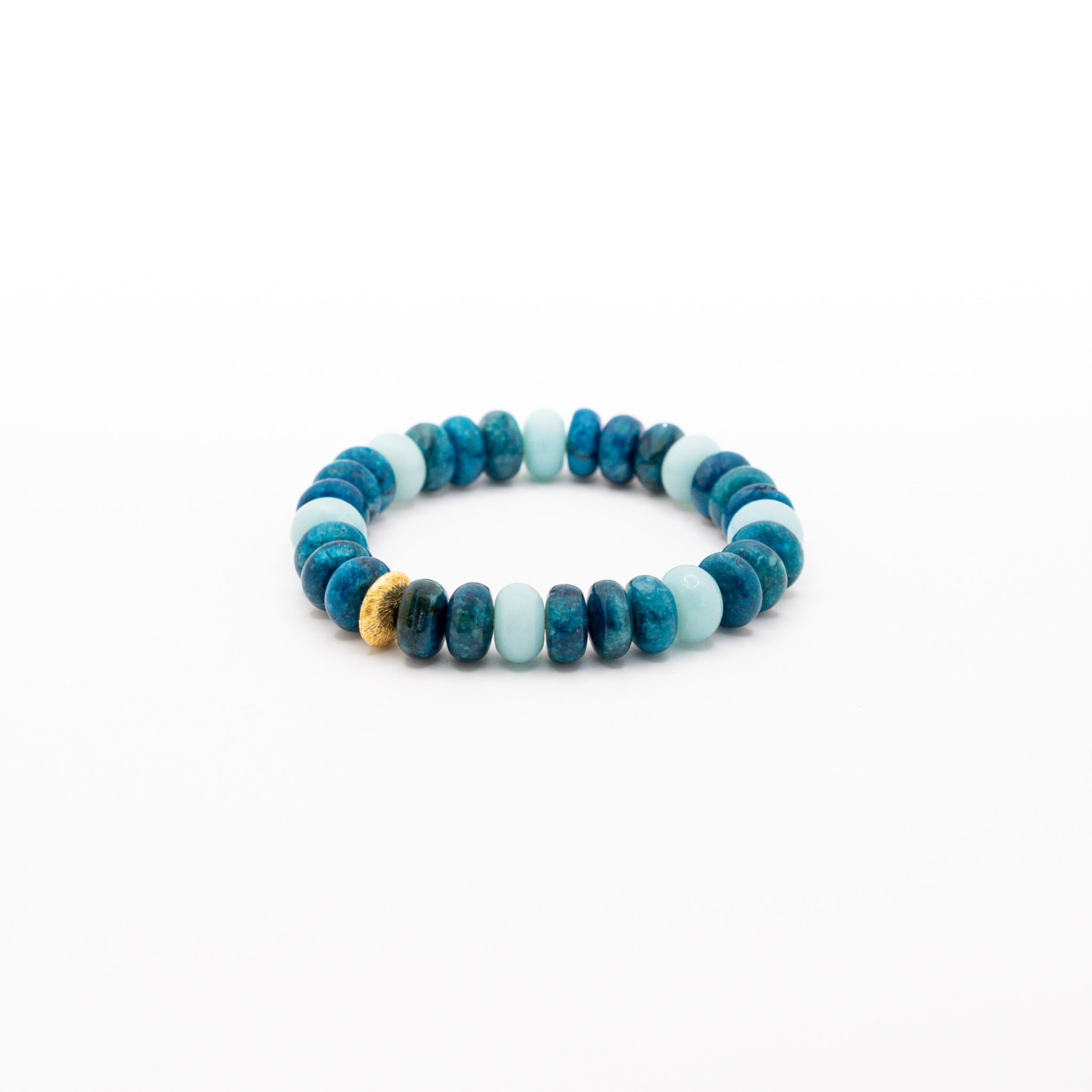 BRACELET AMAZONITE & APATITE