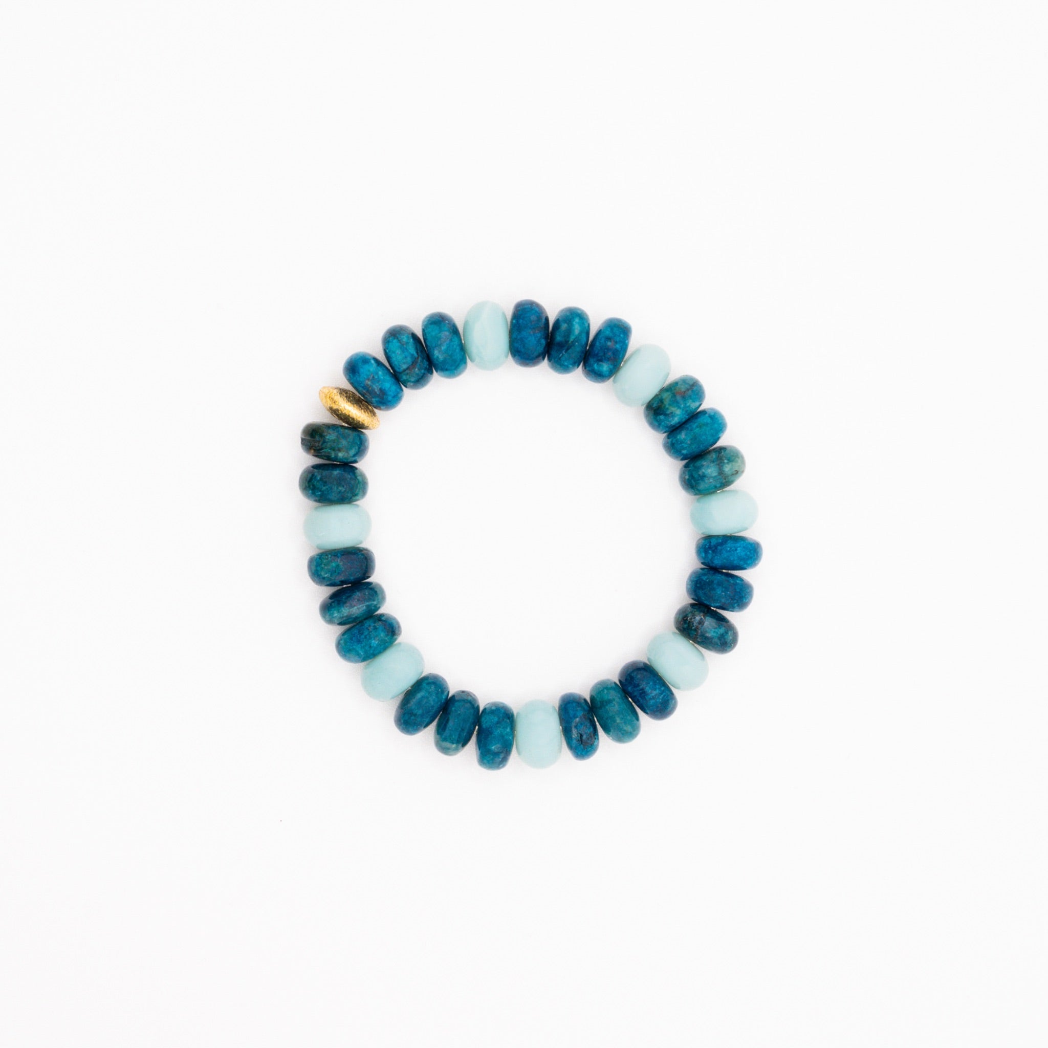BRACELET AMAZONITE & APATITE