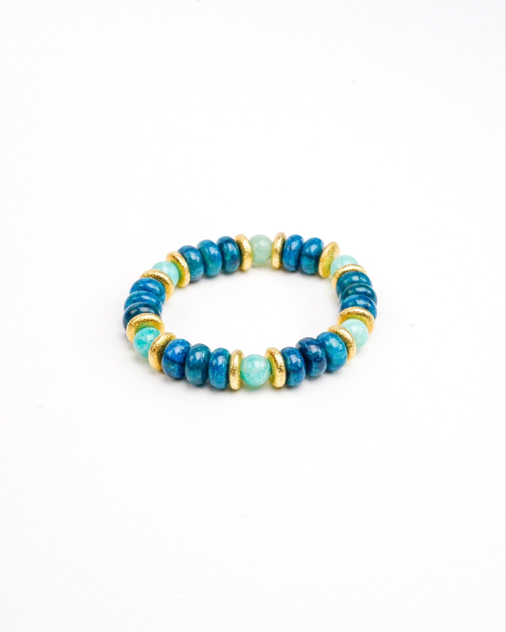 BRACELET AMAZONITE & APATITE