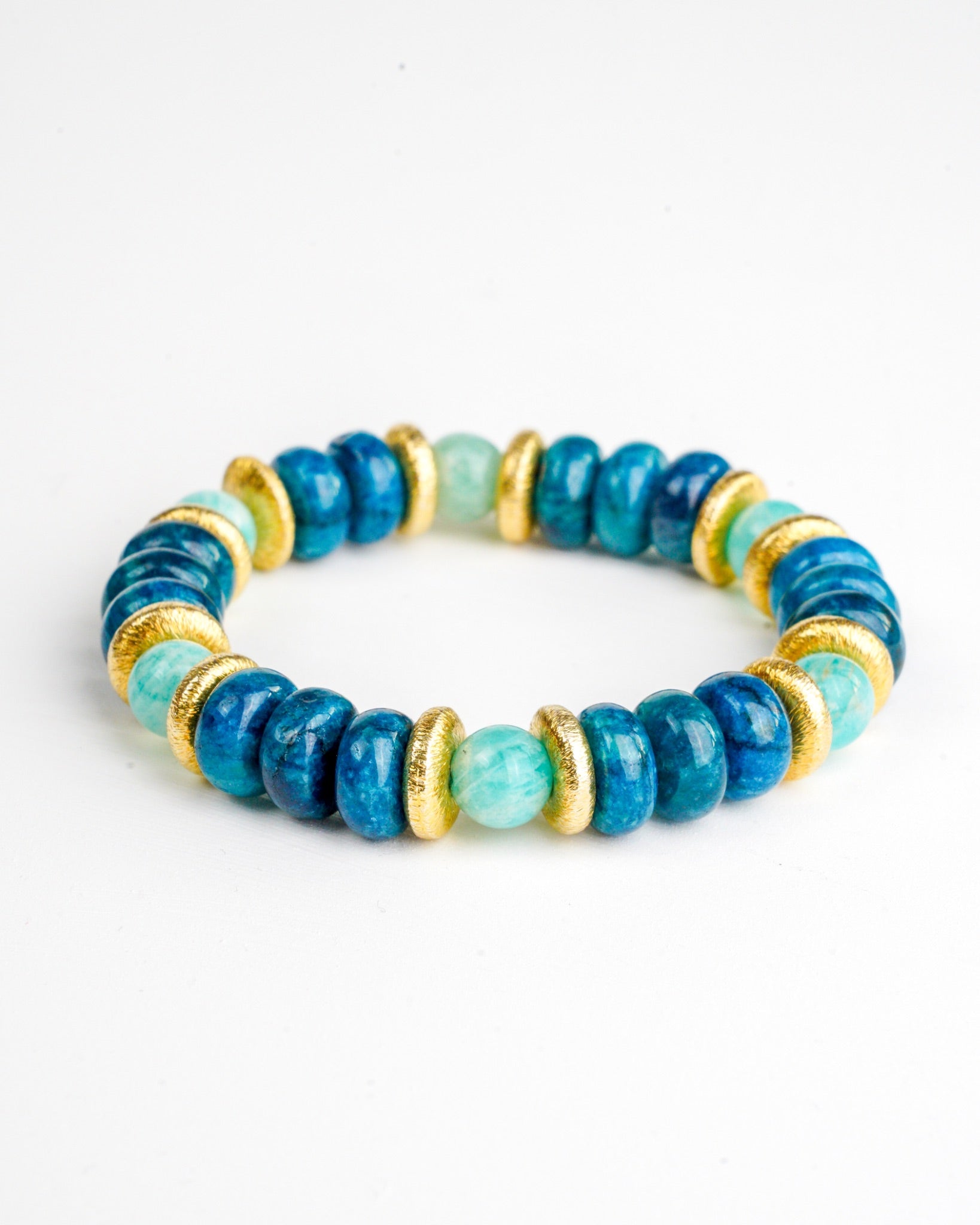 BRACELET AMAZONITE & APATITE