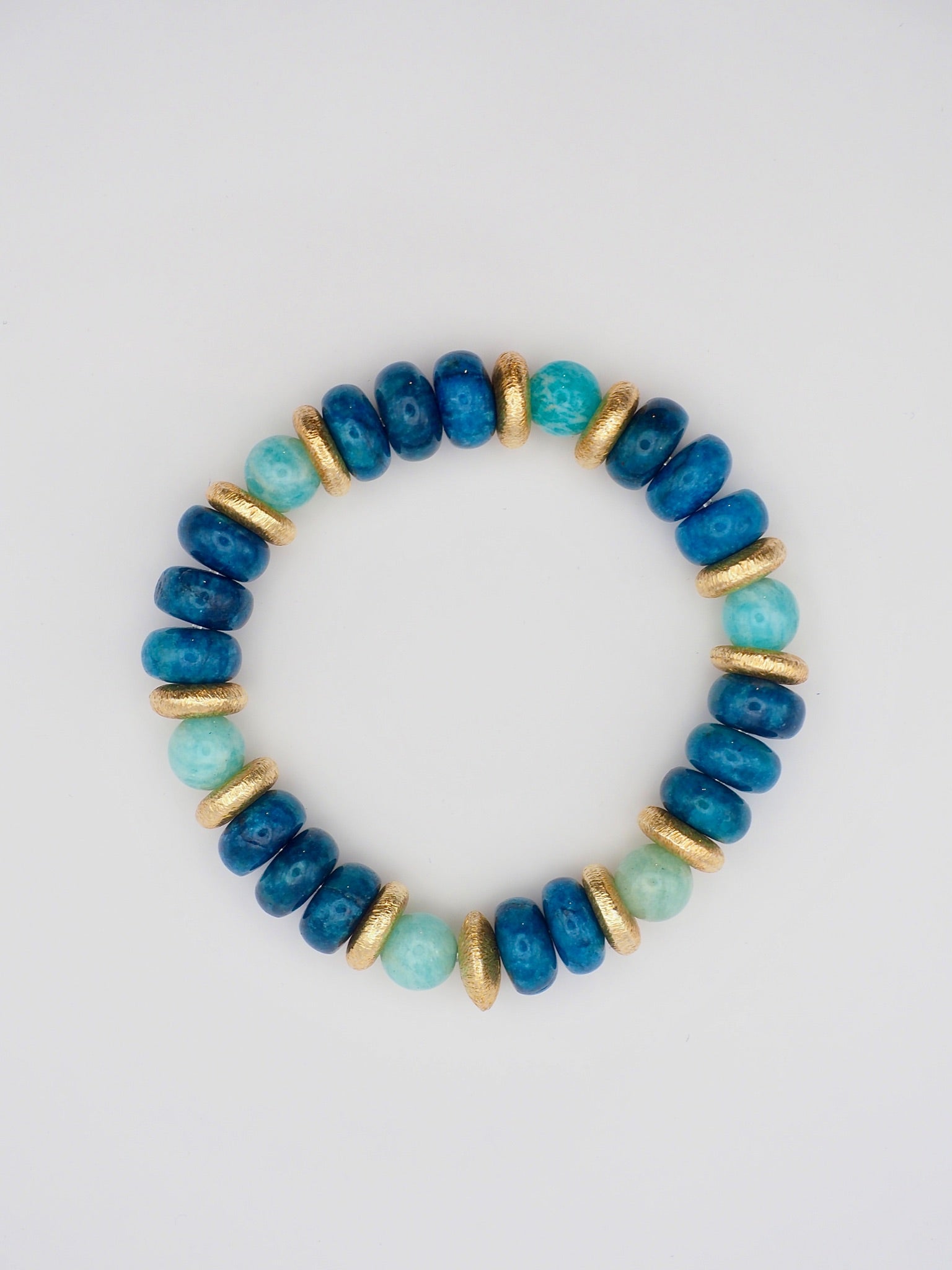 BRACELET AMAZONITE & APATITE