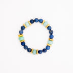 BRACELET AMAZONITE & DUMORTIÉRITE