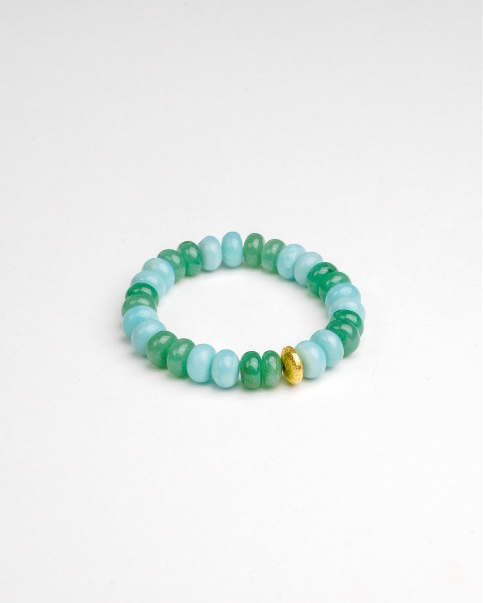 BRACELET AMAZONITE & AVENTURINE VERTE