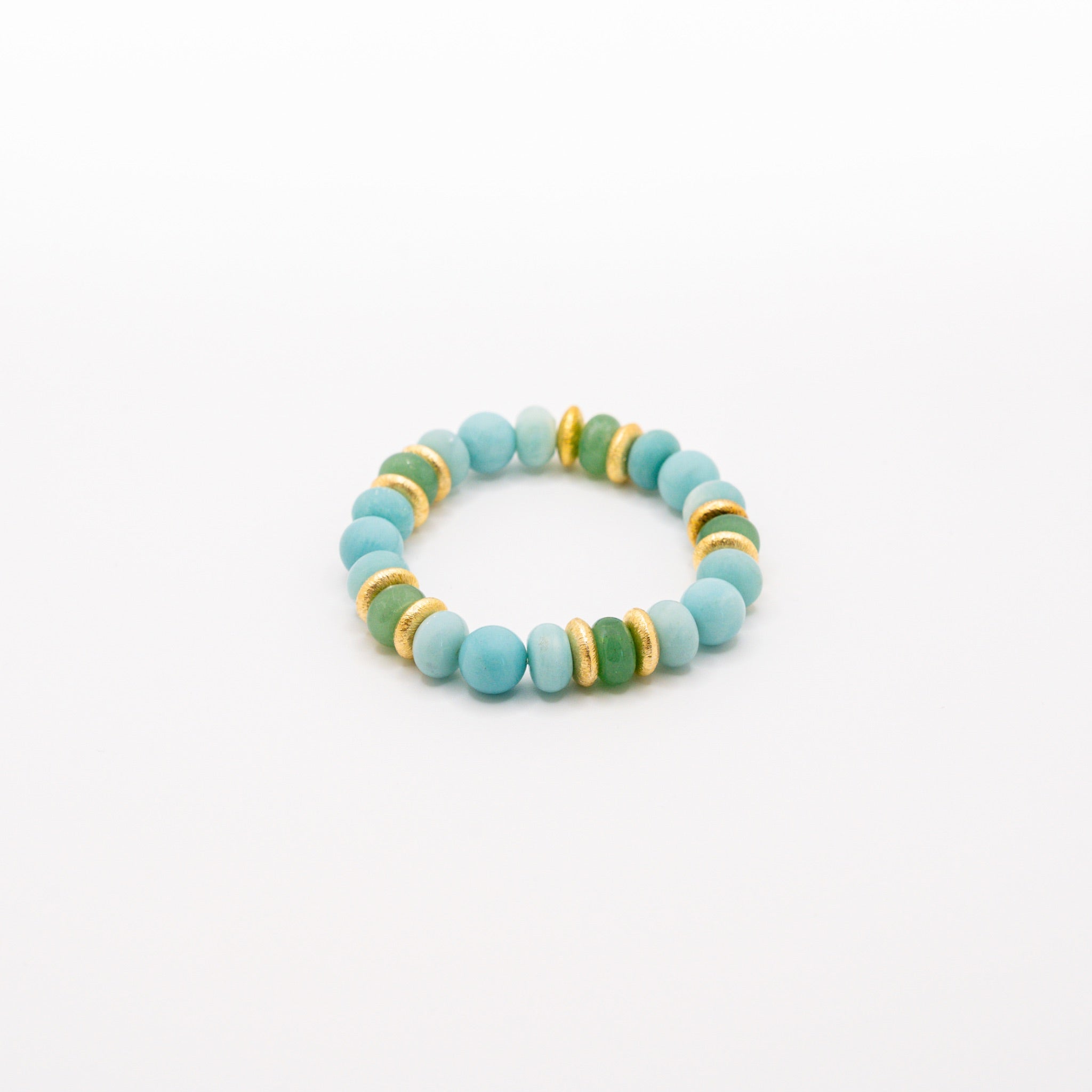 BRACELET AMAZONITE & AVENTURINE VERTE