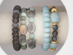 BRACELET AMAZONITE & LABRADORITE