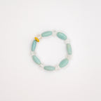 BRACELET AMAZONITE & CRISTAL DE ROCHE