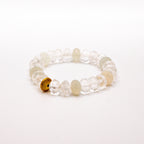 BRACELET CRISTAL DE ROCHE & PIERRE DE LUNE