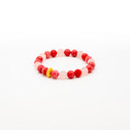 BRACELET THULITE & QUARTZ ROSE